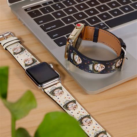 custom printed Apple Watch band